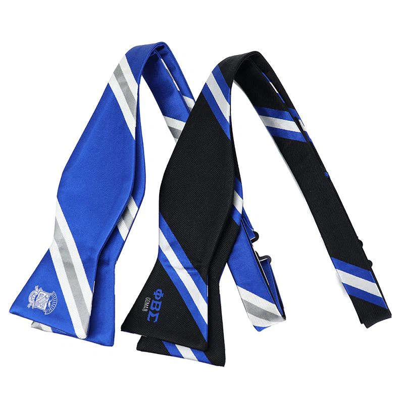 Striped Silk Bow Tie