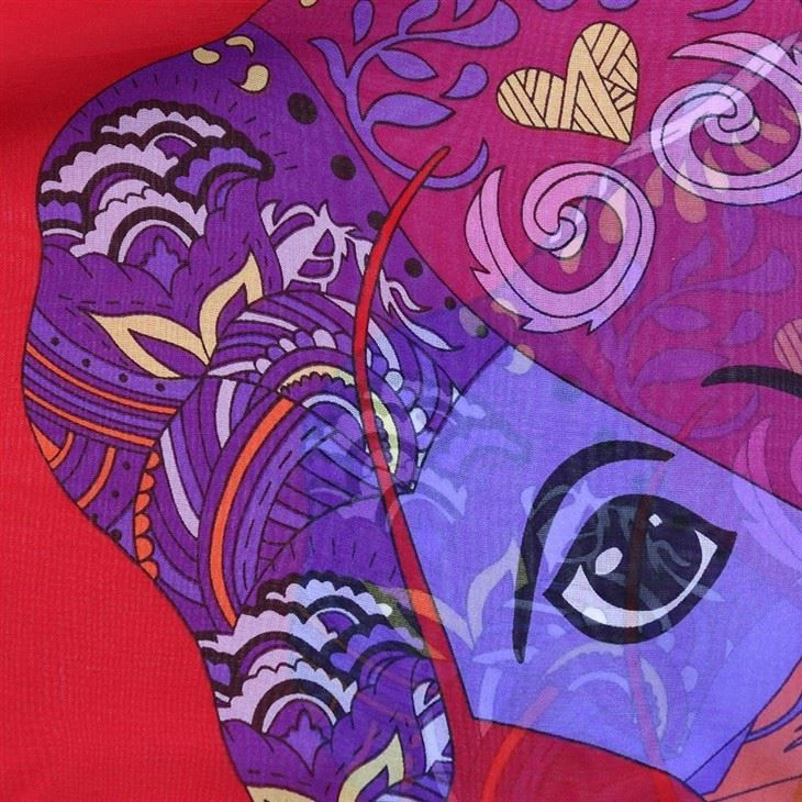 Animal Silk Scarf